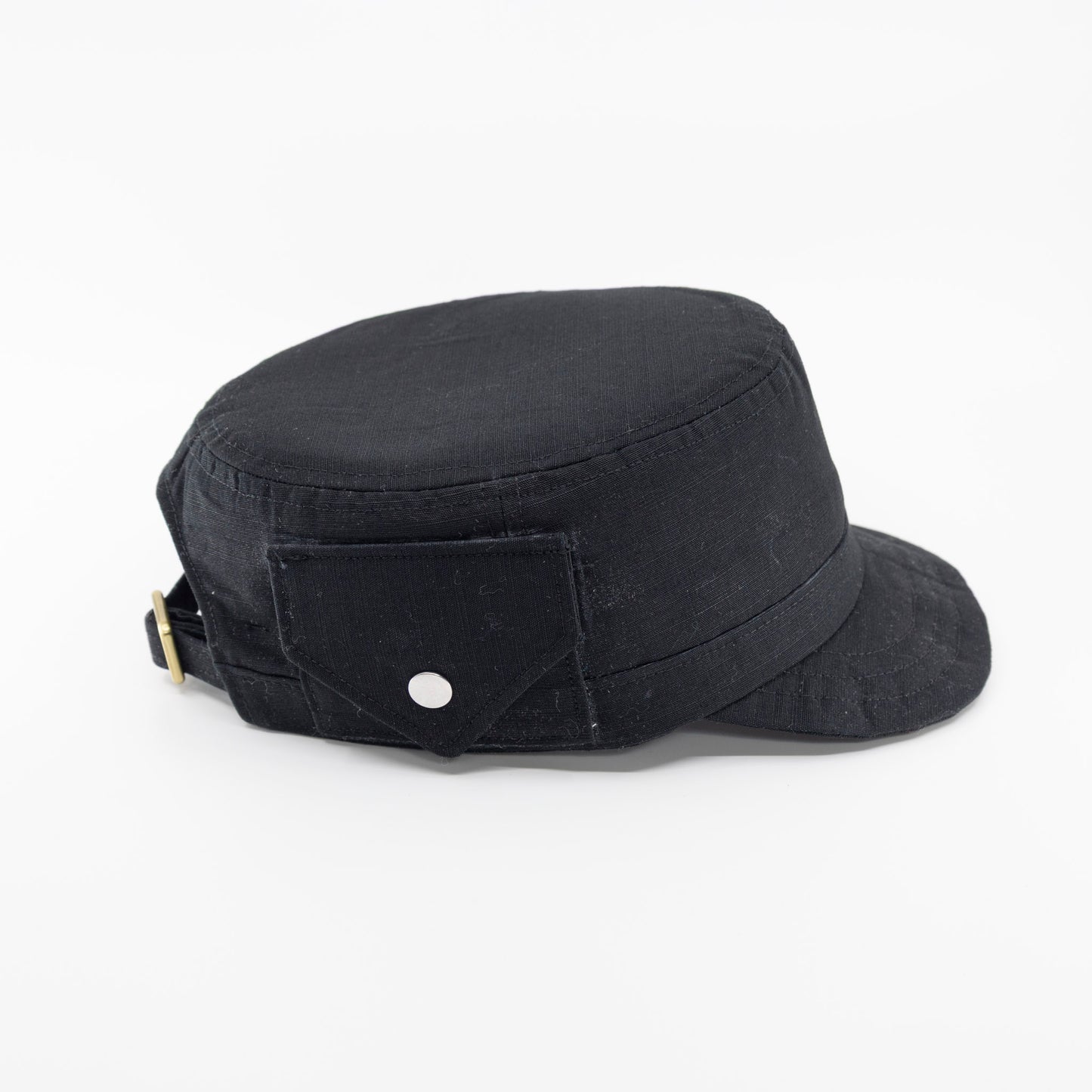 Handmade Charlie Cadet Hat - Black Ripstop