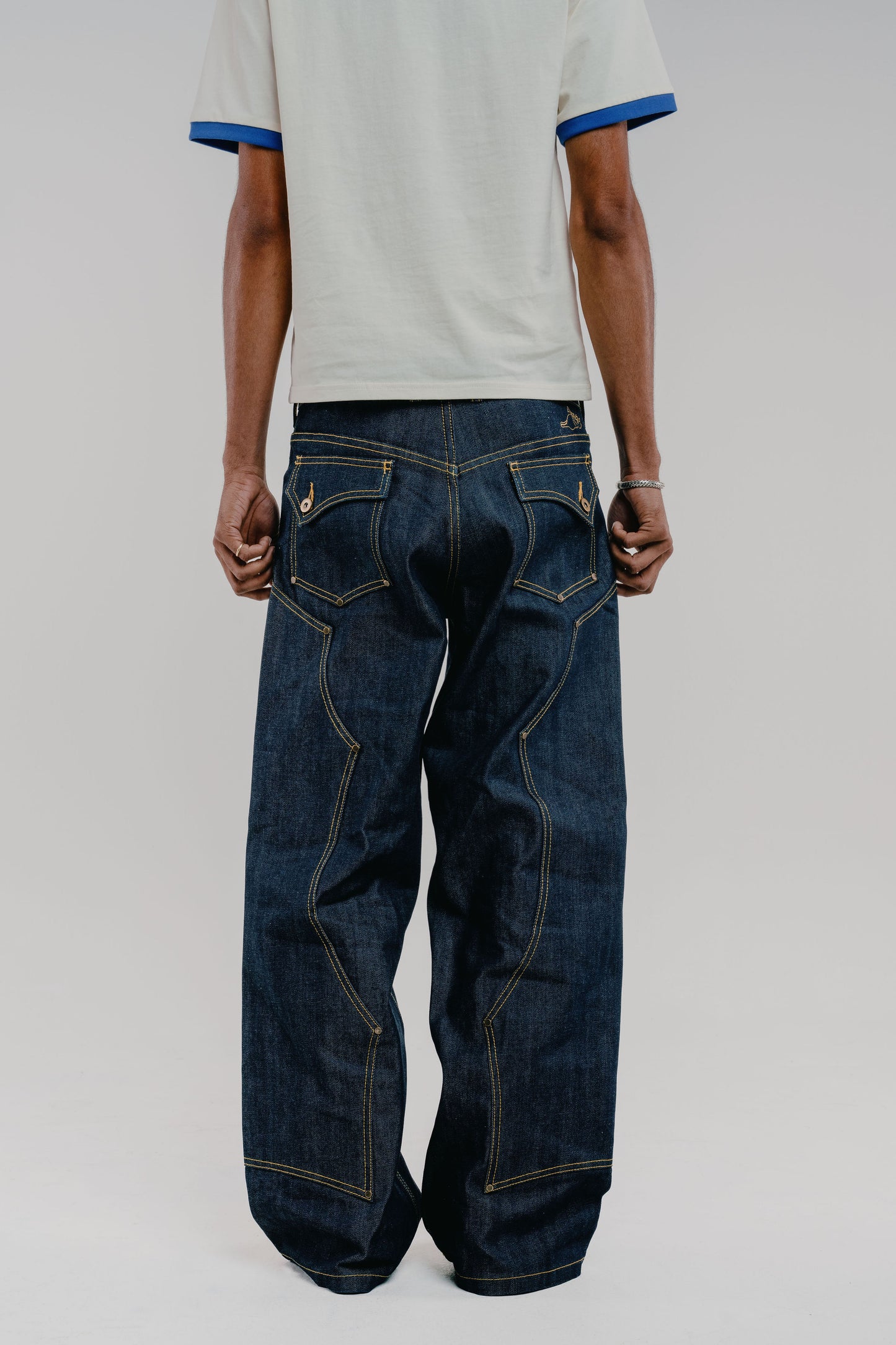 Quad Knee Selvedge Denim