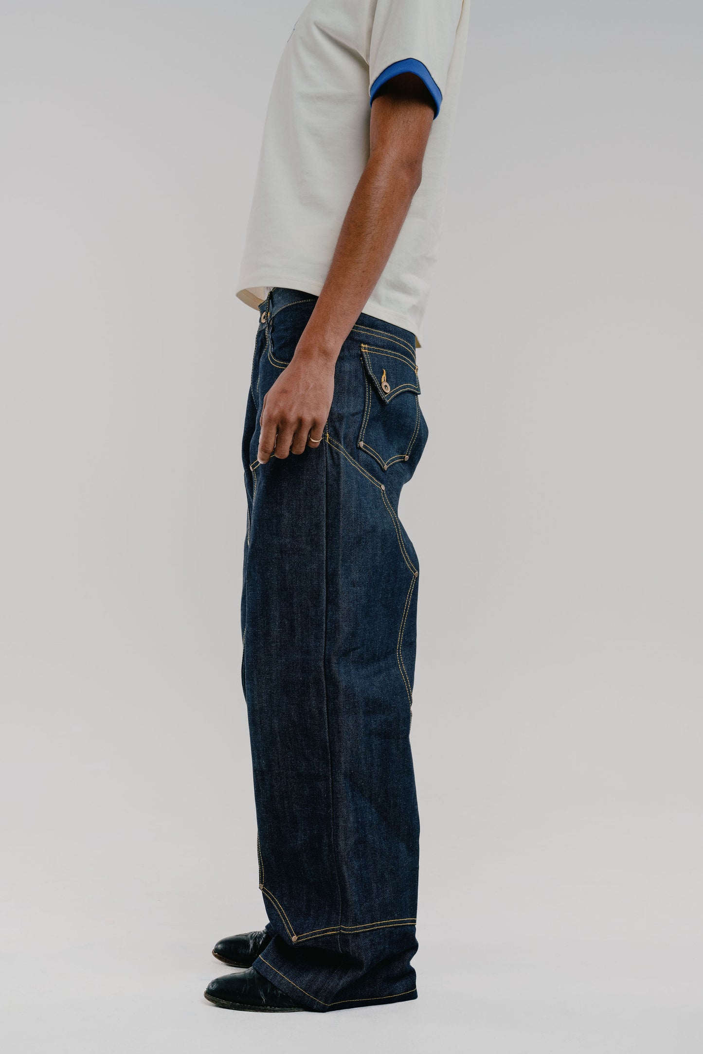 Quad Knee Selvedge Denim