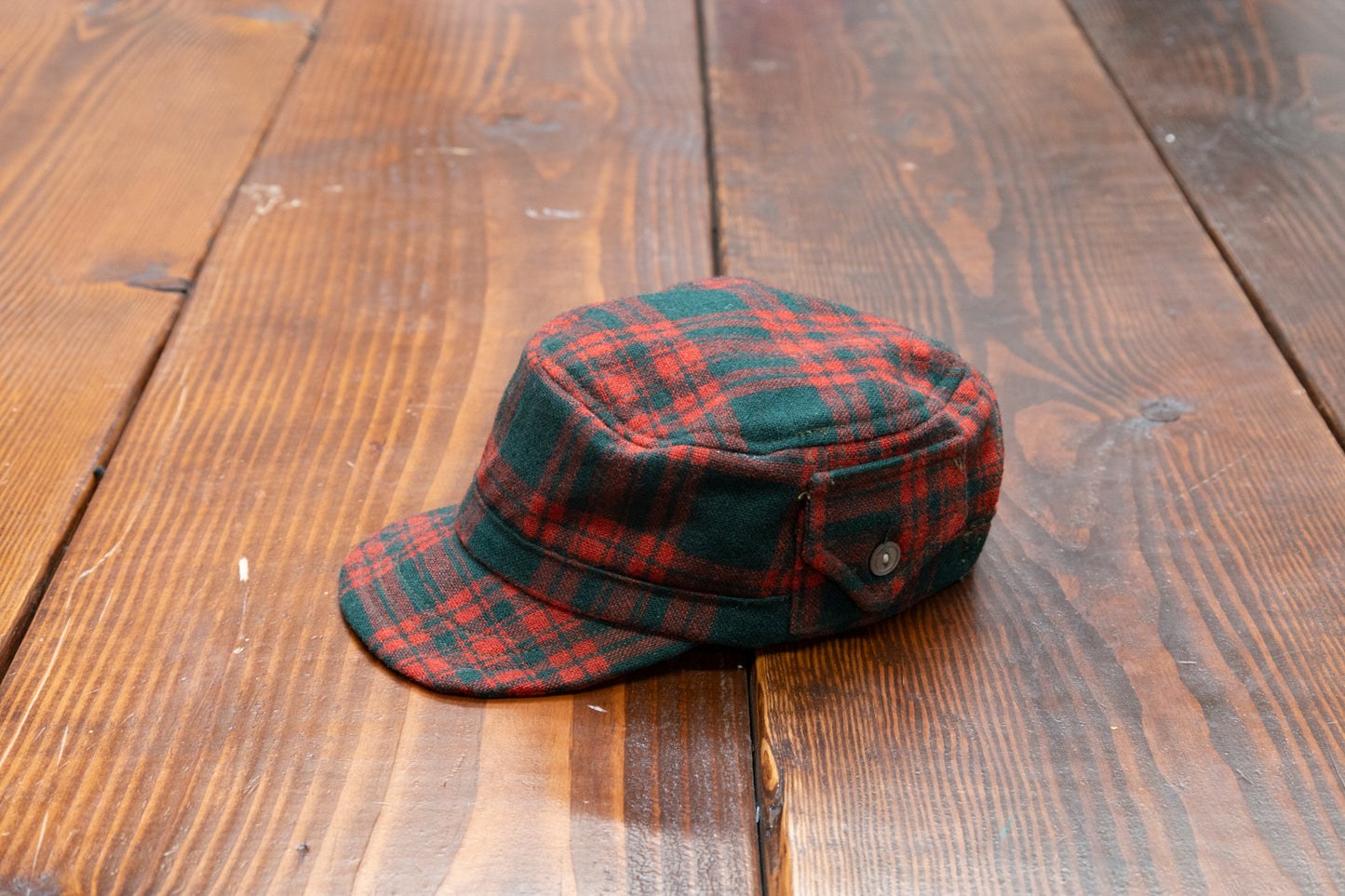 Vintage flannel Cadet hat