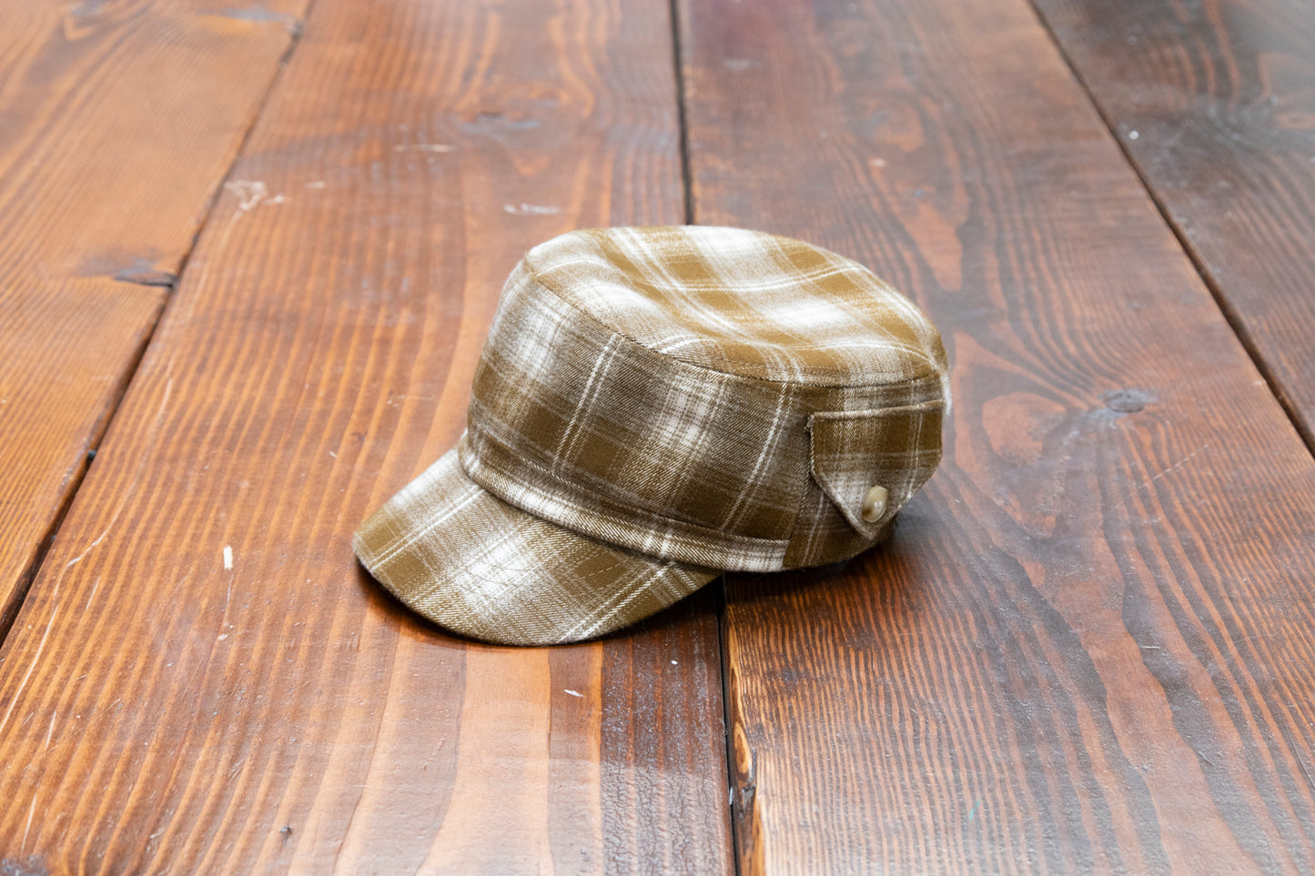 Wheat Flannel Cadet Hat - SAMPLE