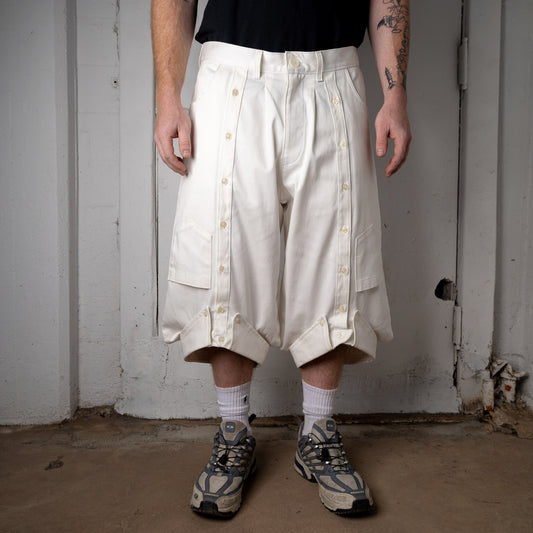 Button up Dress Shirt Shorts