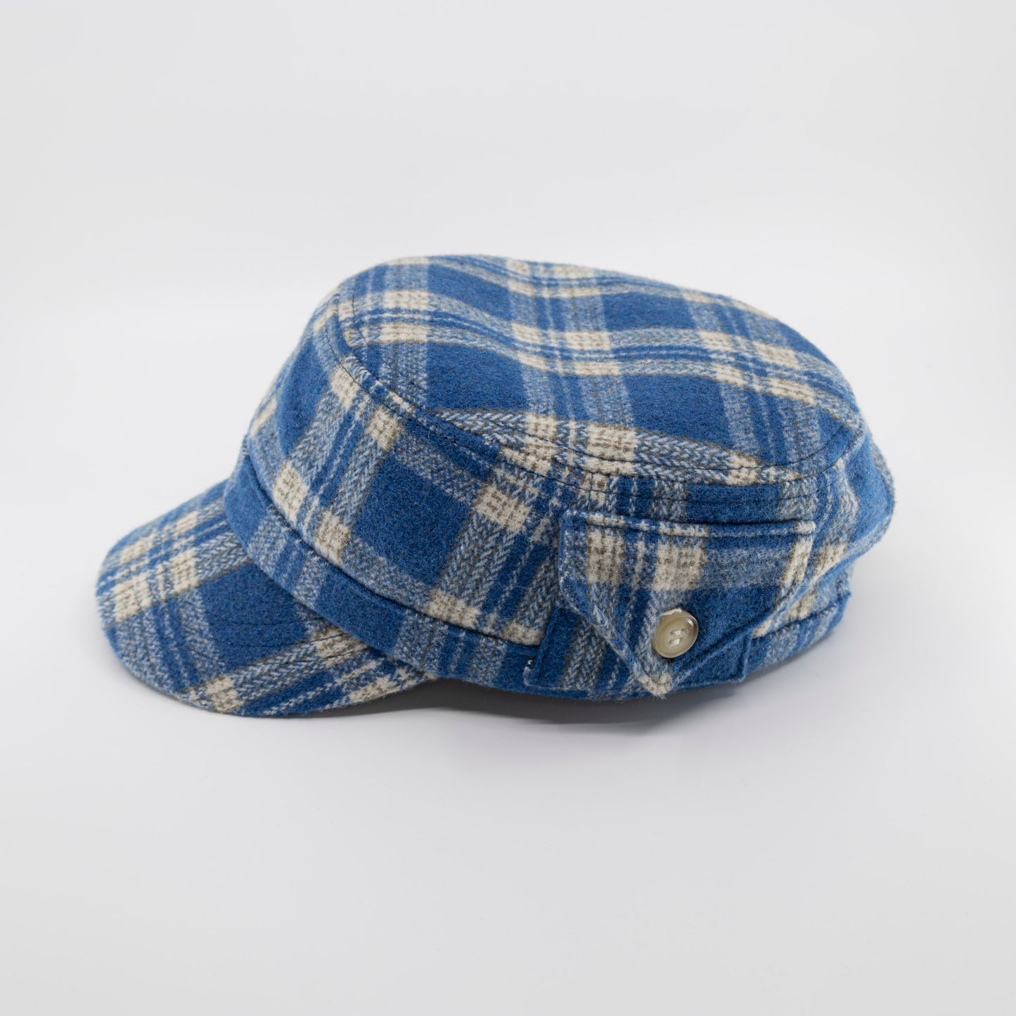 Blue Plaid Sample hat