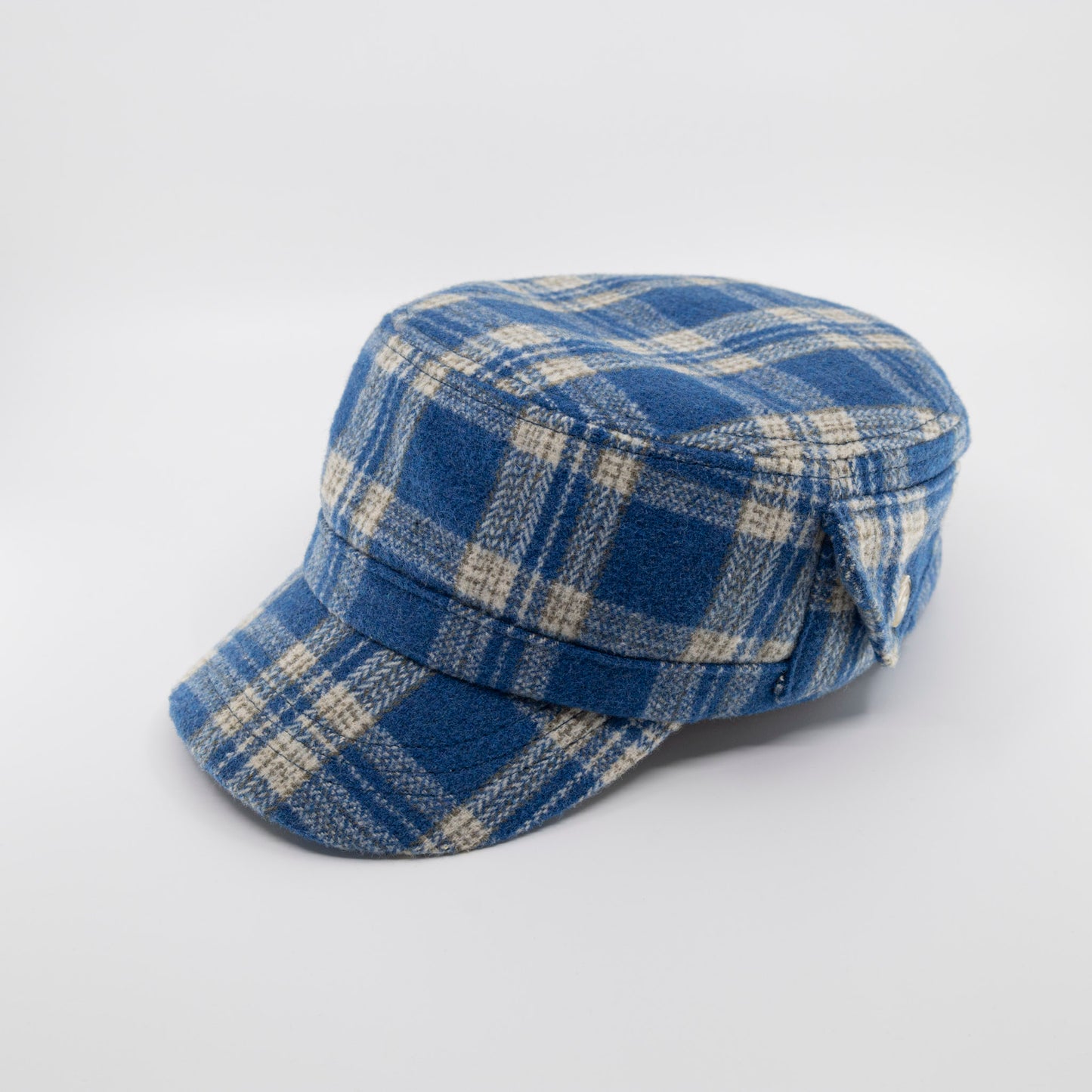 Blue Plaid Sample hat