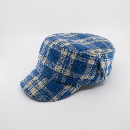 Blue Plaid Sample hat