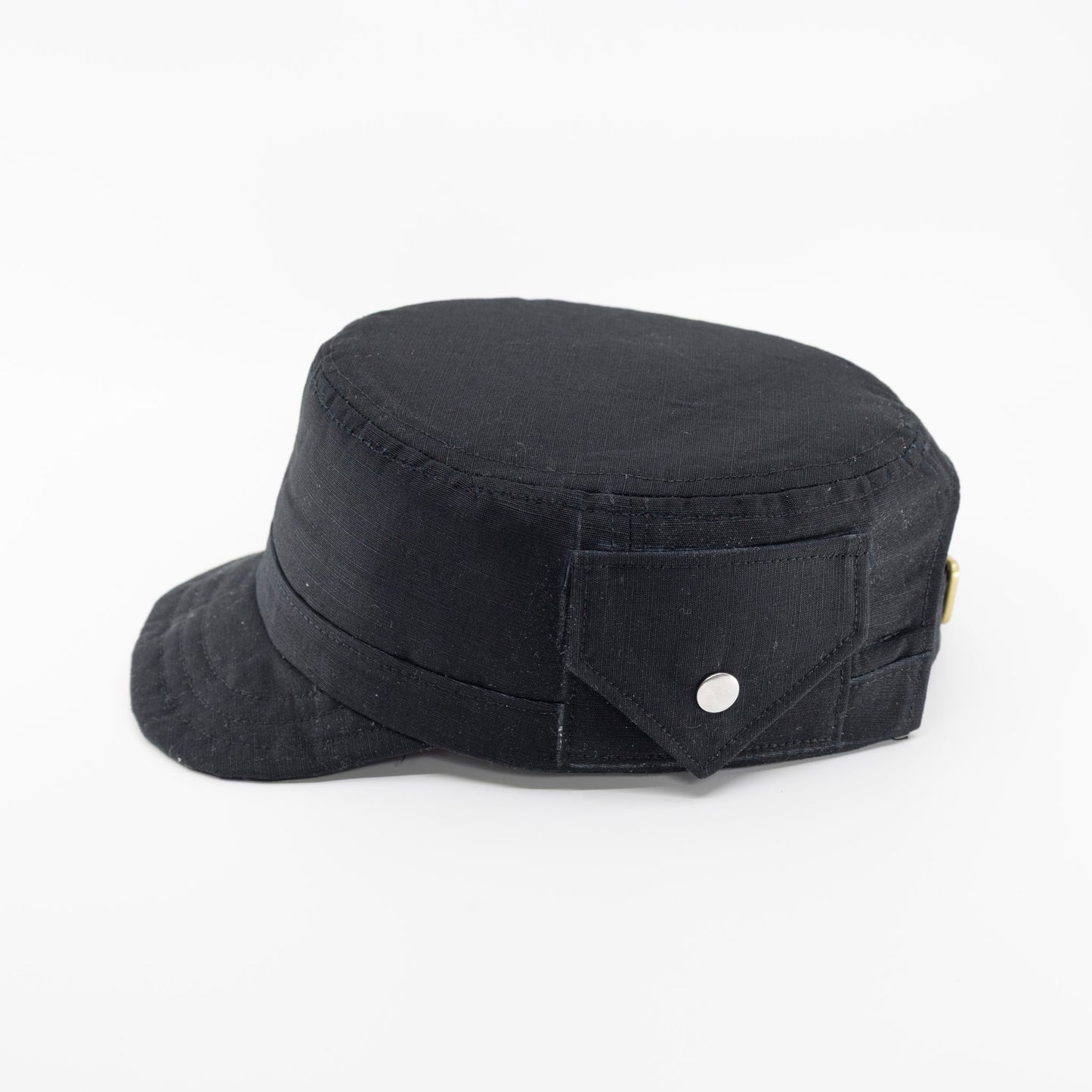 Handmade Charlie Cadet Hat - Black Ripstop