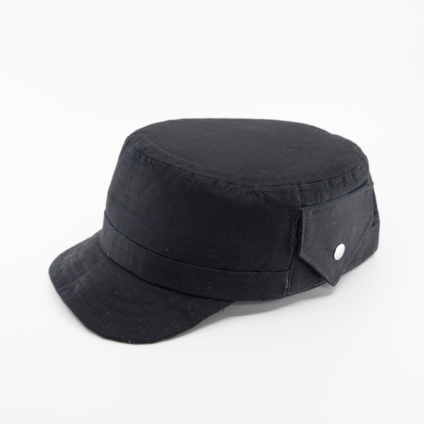 Handmade Charlie Cadet Hat - Black Ripstop