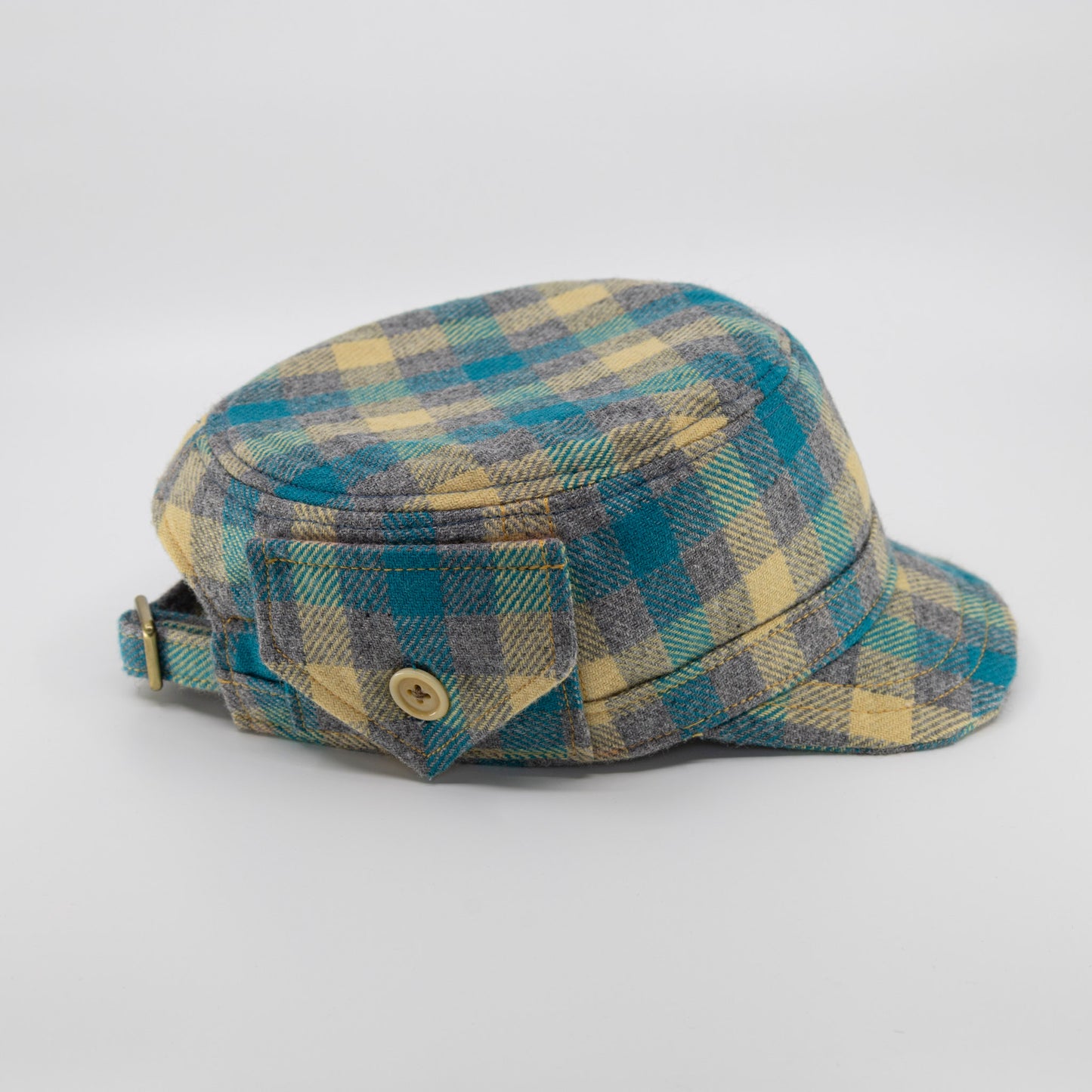 Handmade Charlie Cadet Hat - TEAL