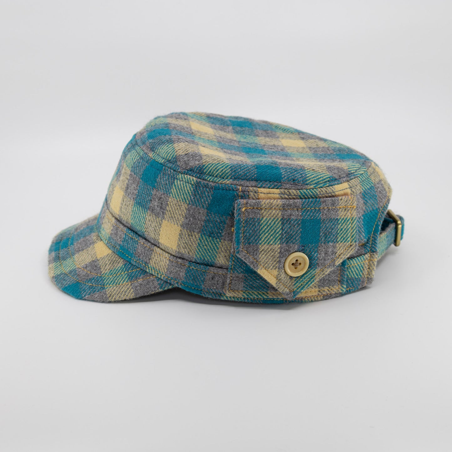Handmade Charlie Cadet Hat - TEAL