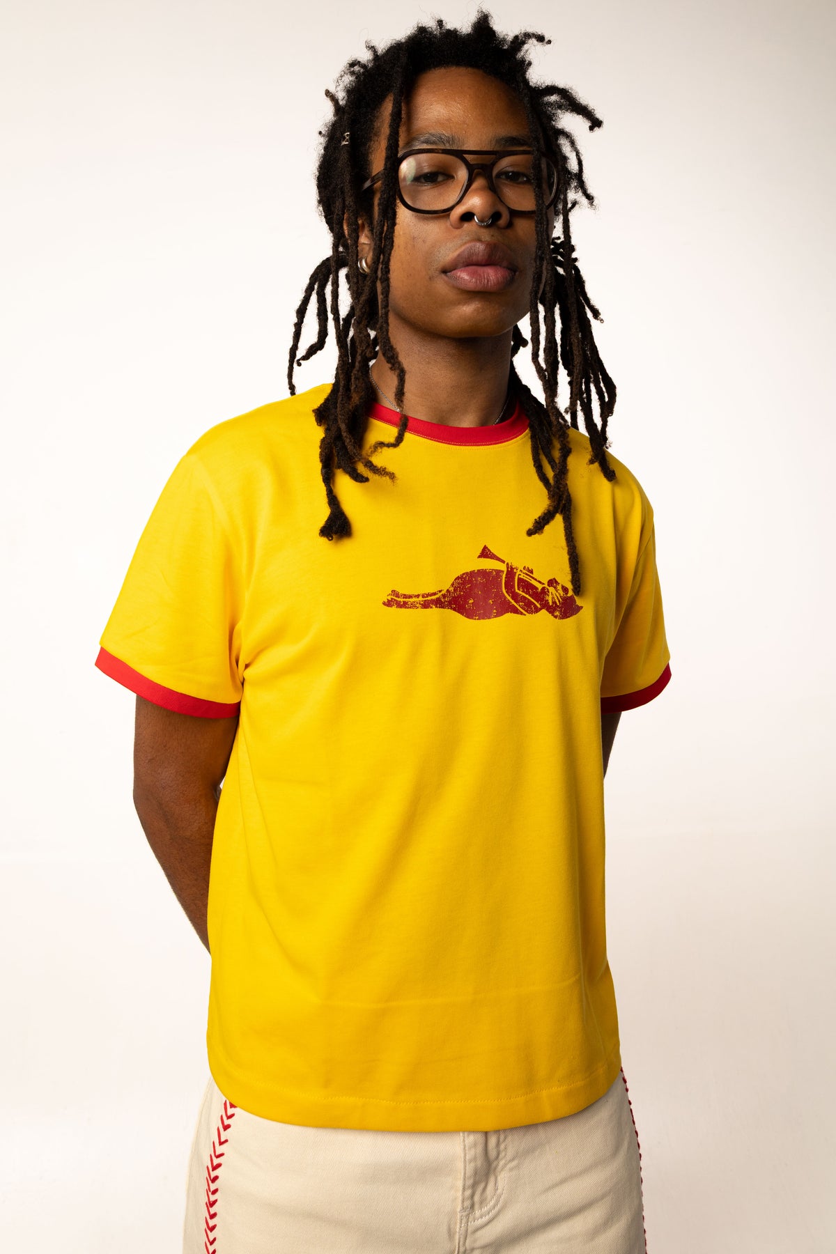 Red & Yellow Cat Shirt