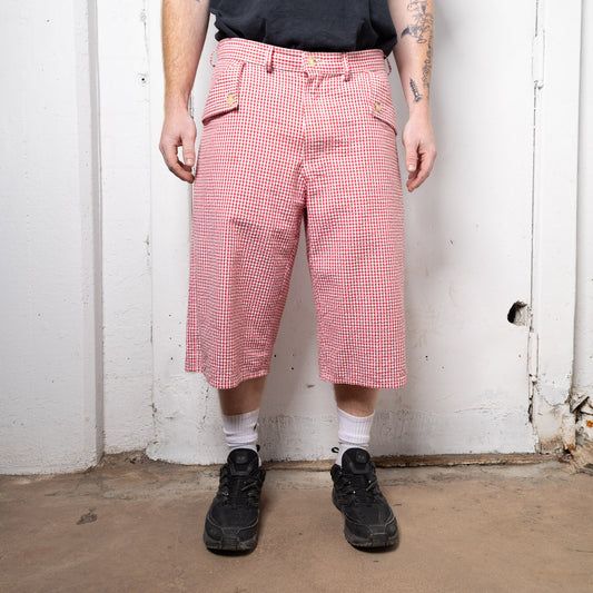 Red Gingam Shorts