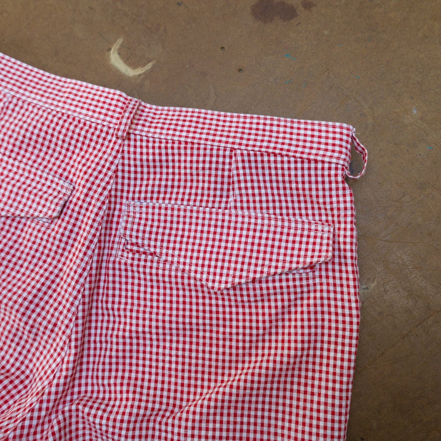 Red Gingam Shorts