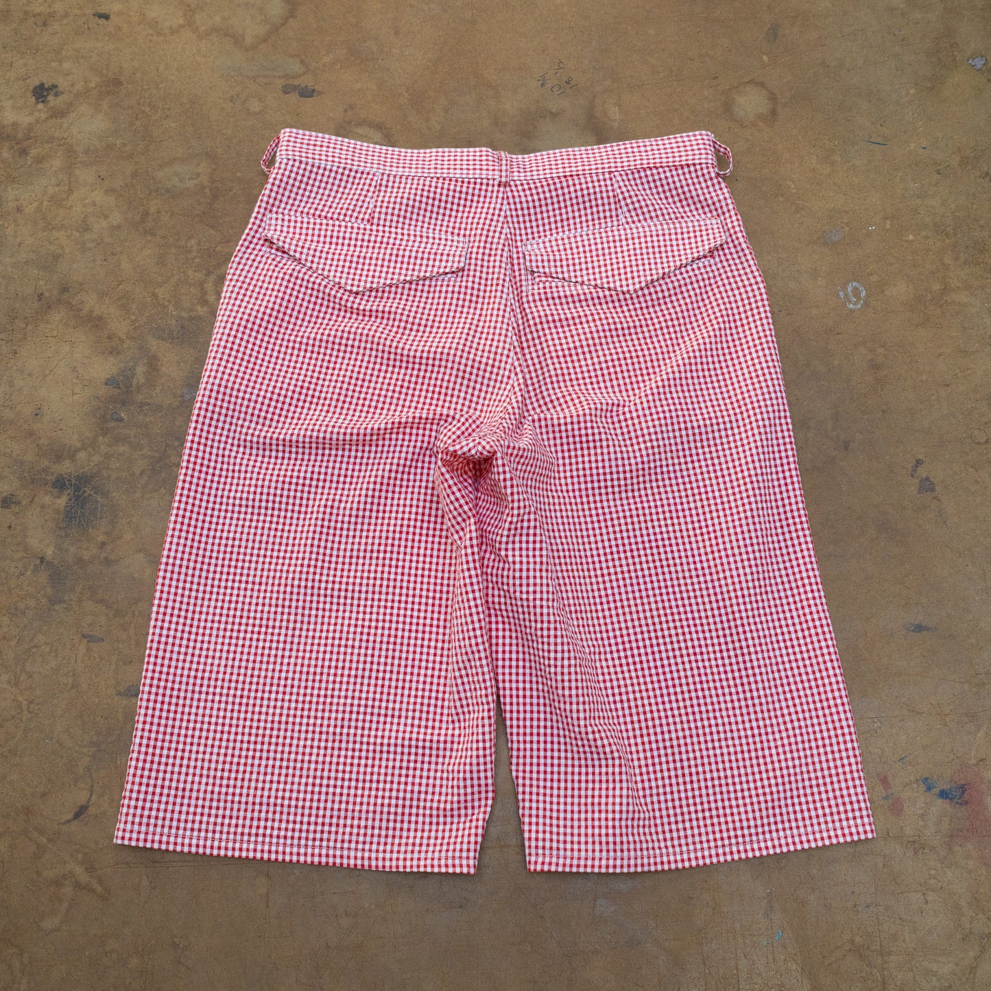 Red Gingam Shorts