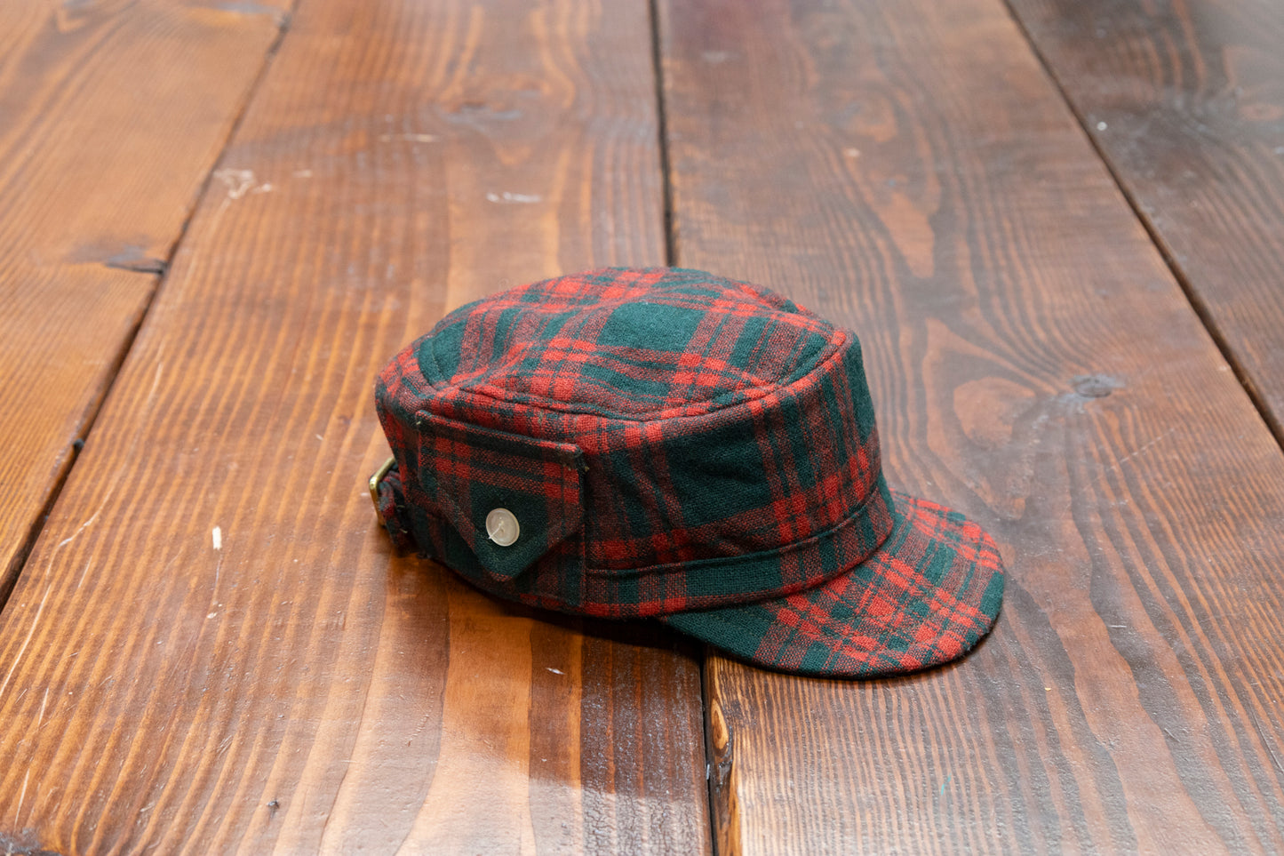 Vintage flannel Cadet hat