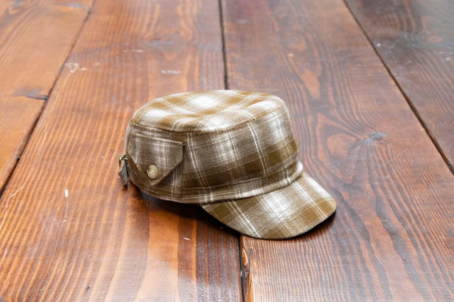 Wheat Flannel Cadet Hat - SAMPLE