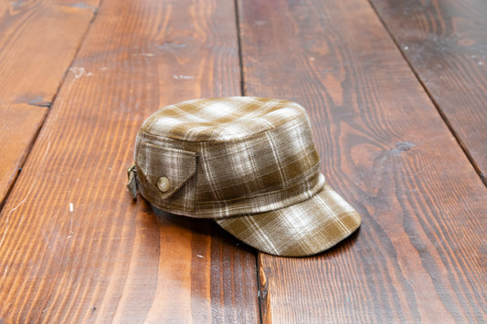 Wheat Flannel Cadet Hat - SAMPLE